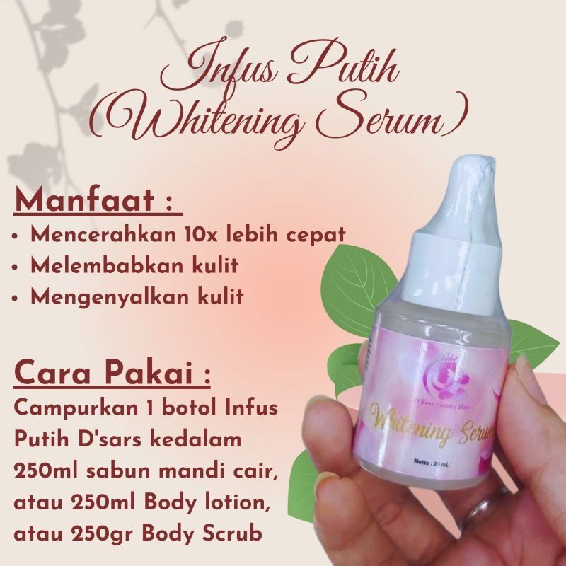 Whitening serum(infus putih)