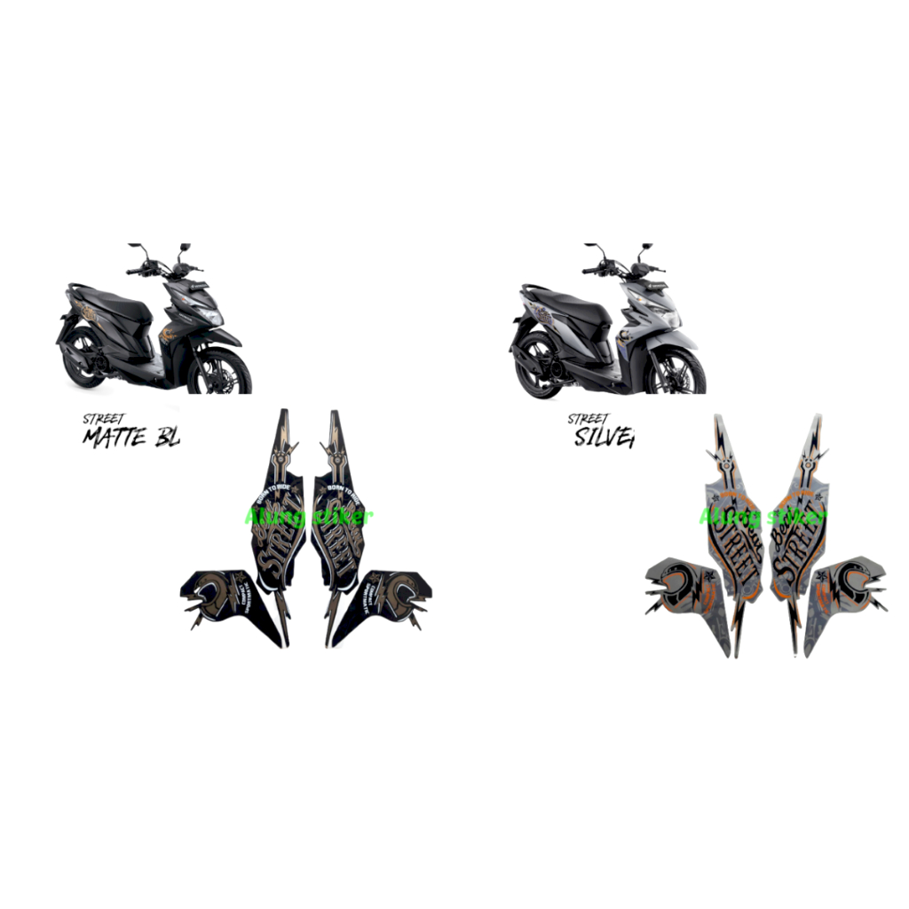 STIKER STRIPING LIS BODY MOTOR BEAT STREET 2019
