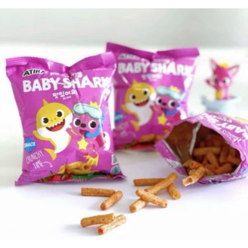 Snack / Ciki Baby Shark Pink Enak gurih viral