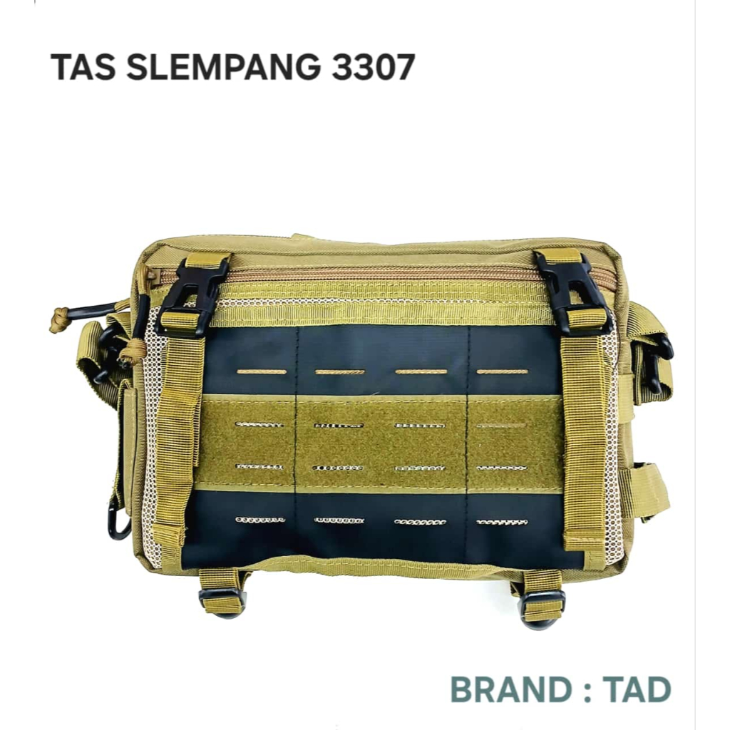 TAS DADA LORENG HITAM OUTDOOR GUNUNG ARMY TACTICAL CAMPING TNI POLRI