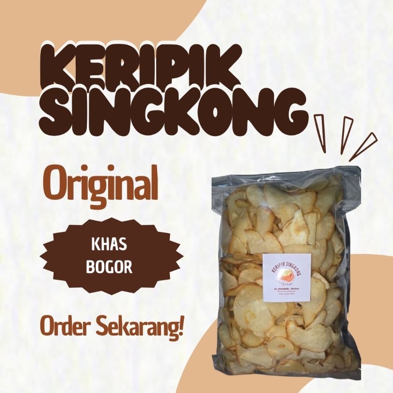 

KERIPIK SINGKONG ORIGINAL KHAS BOGOR