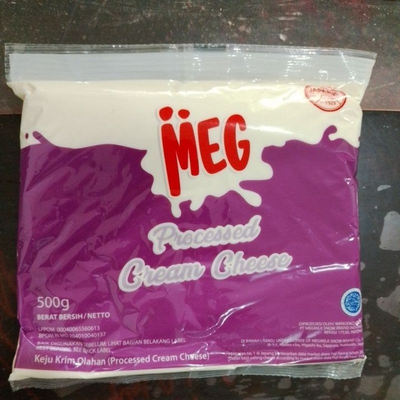 

keju meg cream cheese 500gr