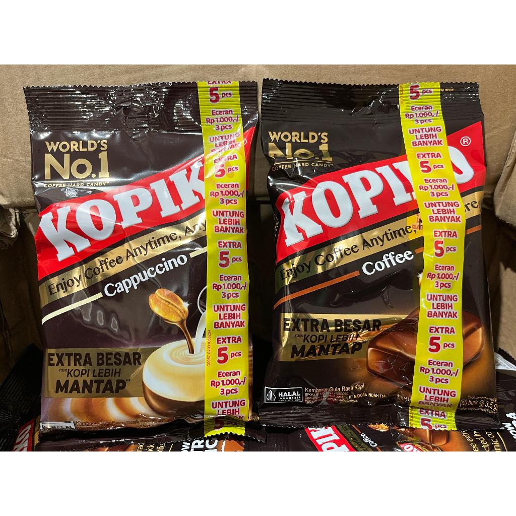 

Permen Kopiko / Kopiko Coffe Candy / Kopiko Capucino EKTRA 5 pcs 175gr