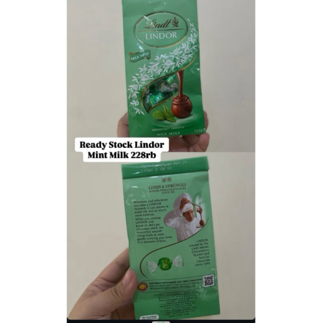 

Lindt Lindor Chocolate Mint / Cheesecake