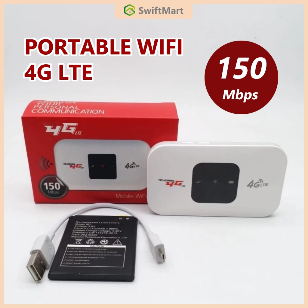 【Ready】MIFI MODEM WIFI 4G UNLOCK OPERATOR Perdana 4G Portable Mobile WiFi Portable Semua Operator LT