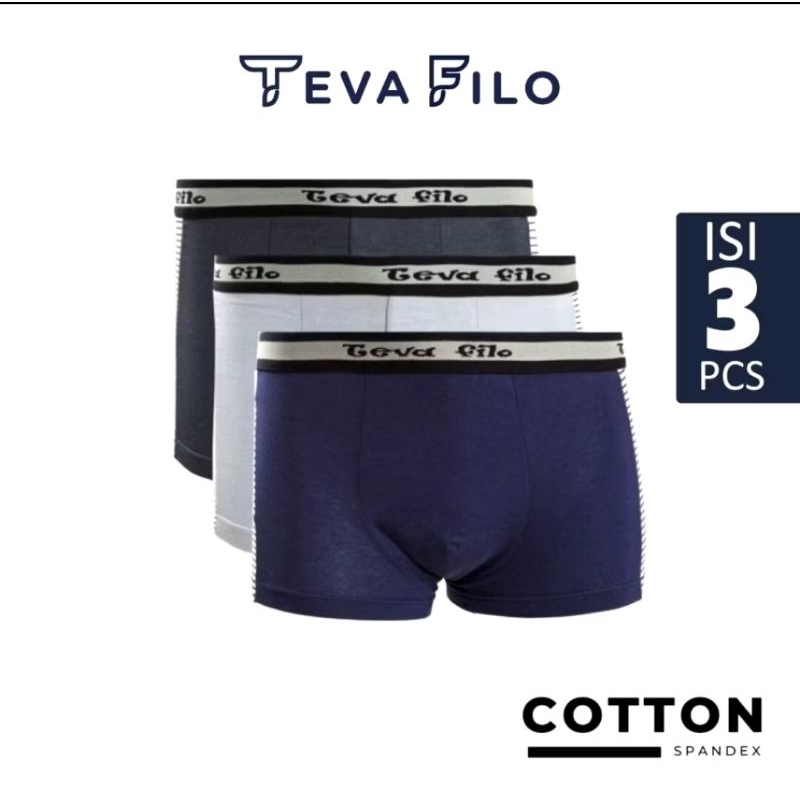 Teva Filo Mens Boxer CDTF 307 Celana dalam pria boxer pria Teva filo
