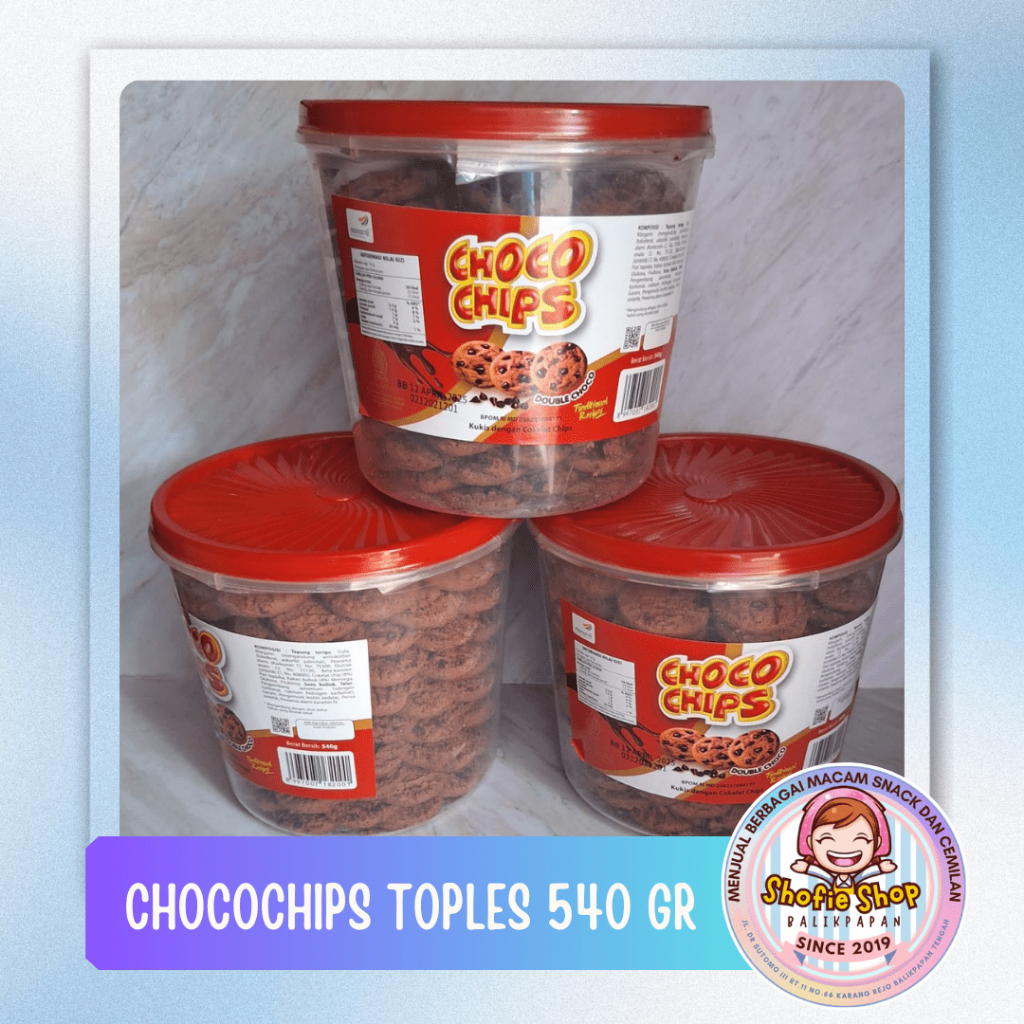 

Kue Saju (Sagu Keju) & Chocohips Toples 540 gr