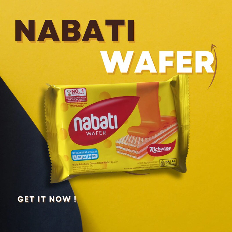 

Wafer Nabati Rasa Keju