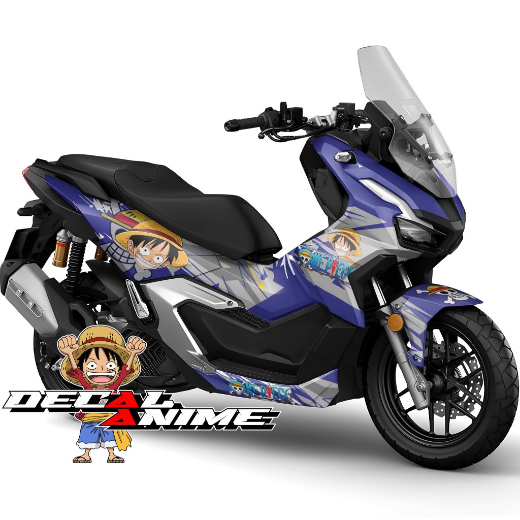 [Decal Anime] Decal ADV 150 Full body Sticker Full body Honda ADV 150 160 Anime One piece D Luffy 3