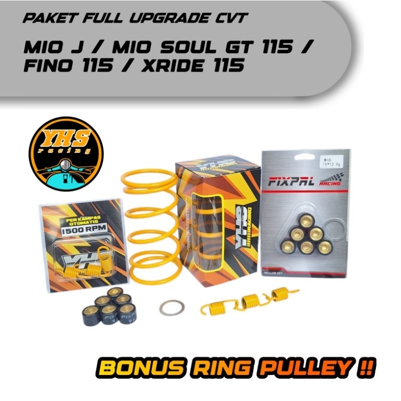 Paketan Kirian Cvt Mio J Mio gt Mio Soul GT 115 Xride 115 Fino 115 Roller Sentri Ring Pully Original