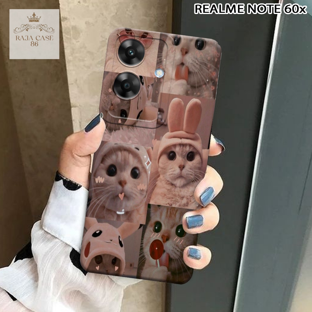 Softcase Realme Note 60x - Rajacase - Case Realme Note 60x - Motif Case Aesthetic - Case Realme Note
