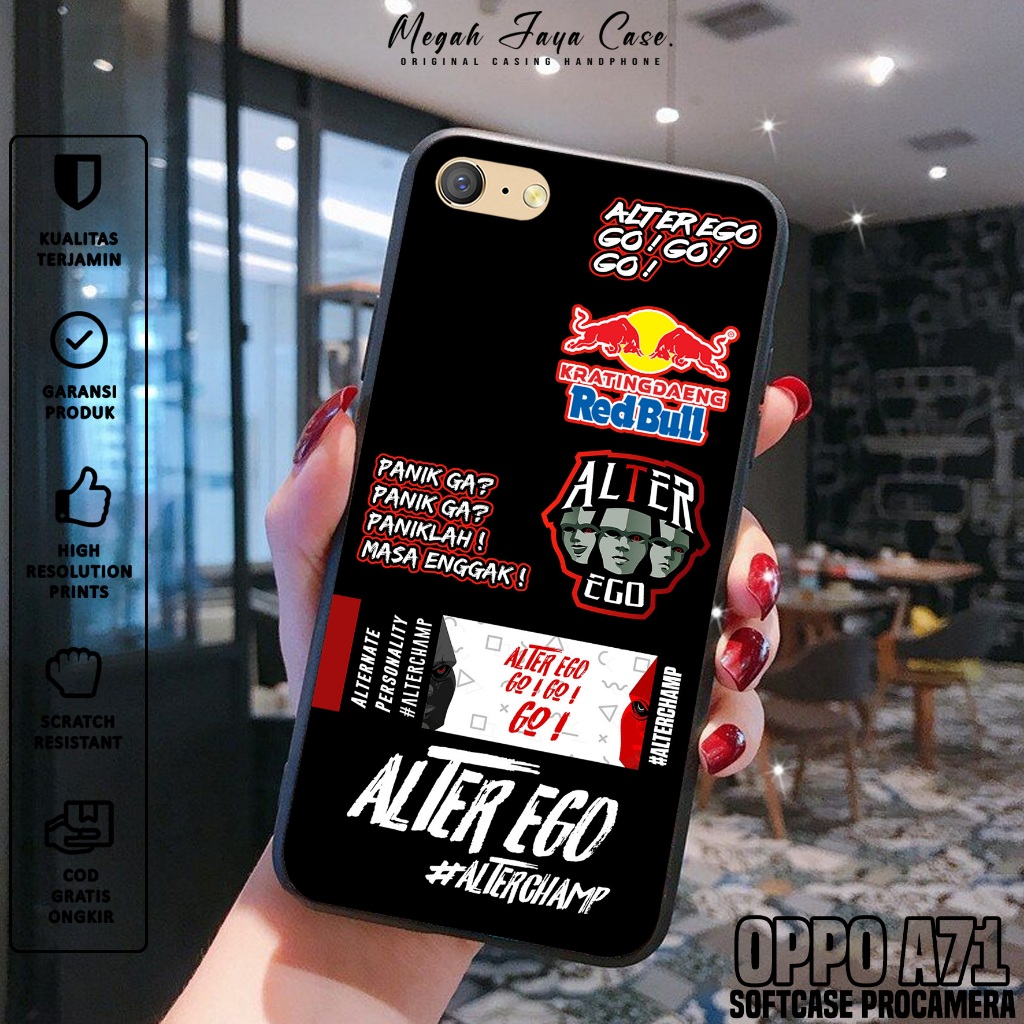 Case Hp OPPO A71 - Softcase OPPO A71 Motif ESPRT - Casing OPPO A71 - Silikon Hp OPPO A71 - Kesing Hp