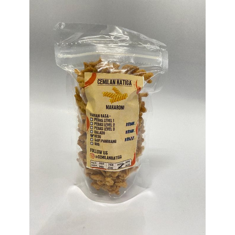 

makaroni spiral rasa keju