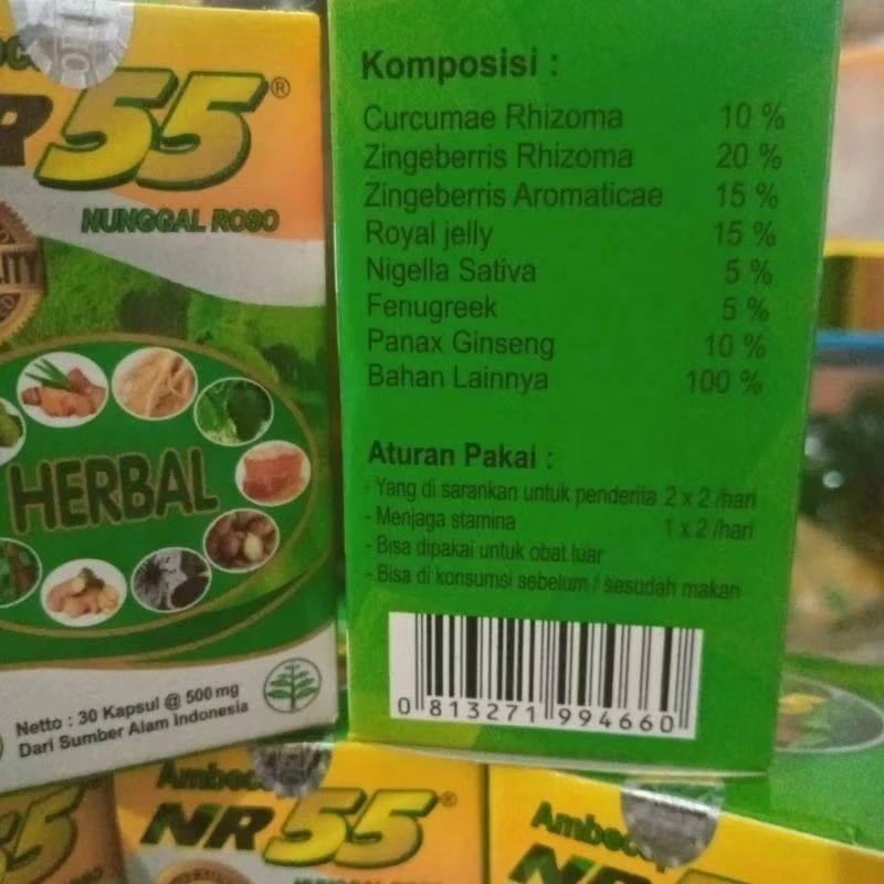 NR55 Herbal Suplemen Kesehatan / Obat herbal multi fungsi