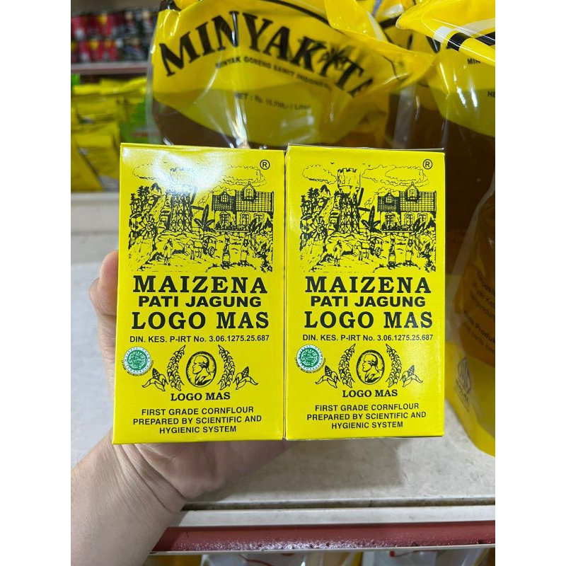 

TEPUNG MAIZENA - TEPUNG JAGUNG CAP LOGO MAS 100 GR - TEPUNG JAGUNG KEMASAN - TEPUNG MAIZENA