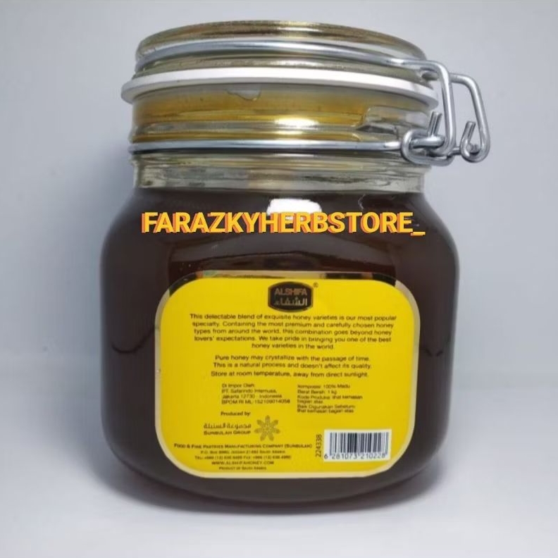 

madu al shifa 1kg original asli impor