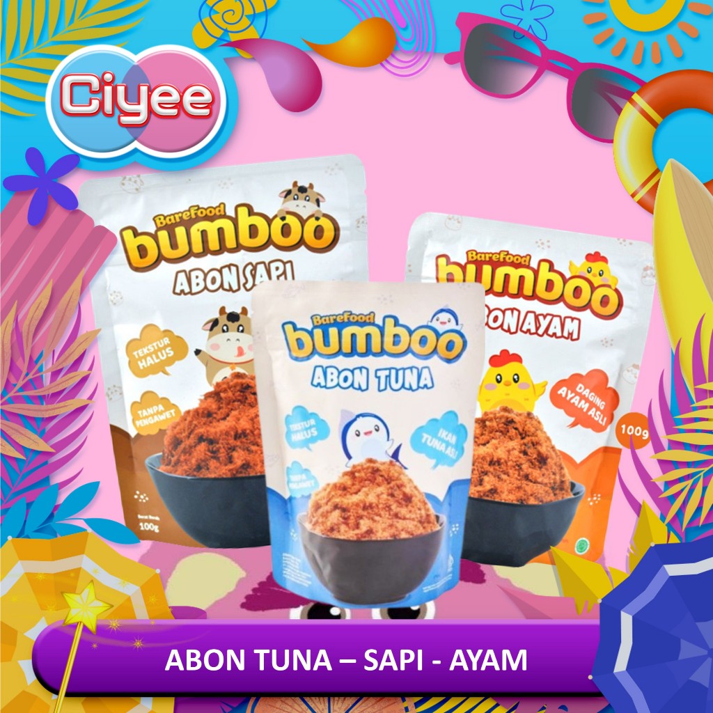 

Bumboo Abon Series / Abon Sapi / Abon Ayam / Abon Tuna / Makanan Mpasi Anak / Halus & Lembut / Ciyee