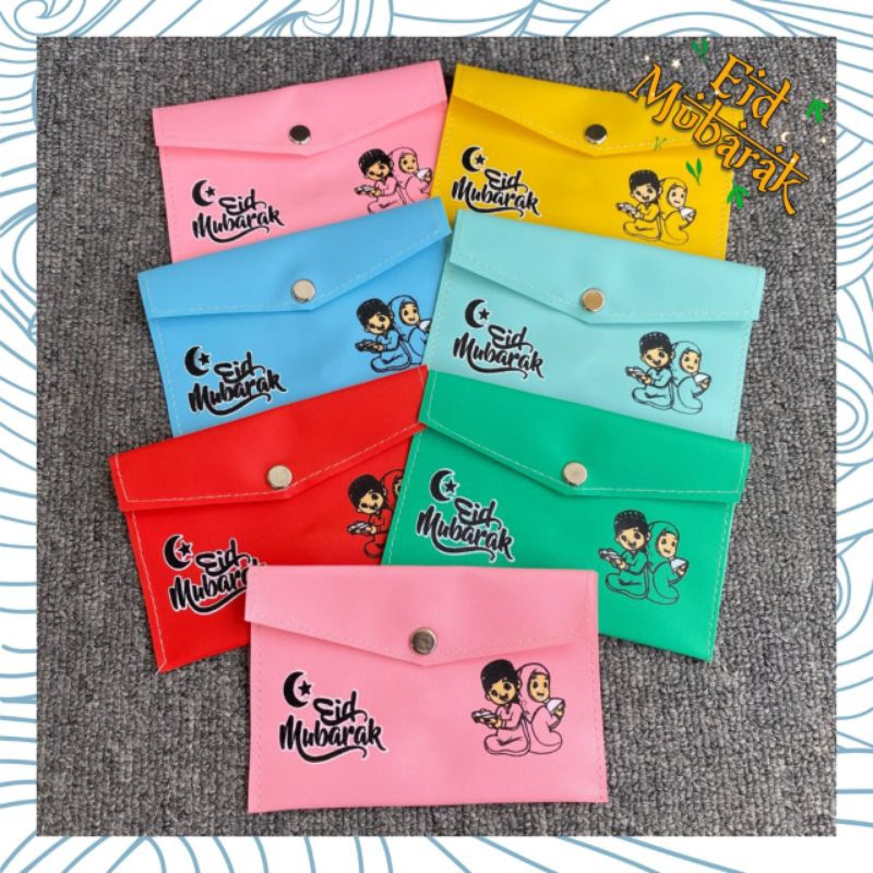 

( 12 pcs ]MINI DOMPET AMPLOP LEBARAN / IMPLEK NATAL PER PAC ISI 12 Pcs (Sedang)