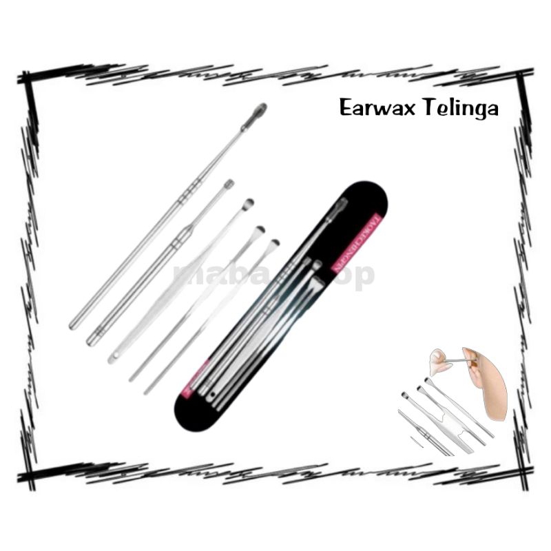 Alat Pembersih telinga isi 5pcs per Box Perawatan pembersih telinga dari kotoran