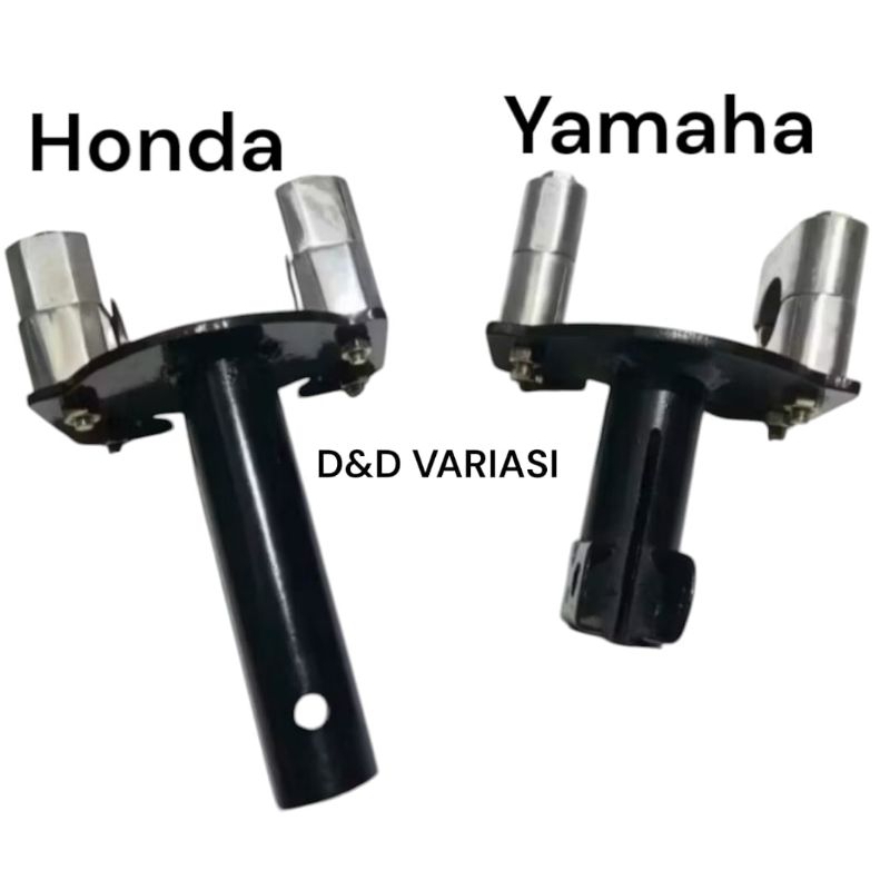 adaptor stang dudukan peninggi stang trail universal motor