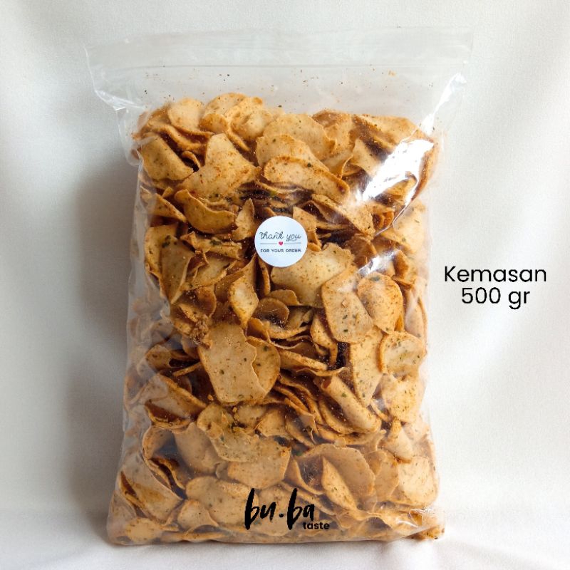 

Basreng Pedas Daun Jeruk 500gr