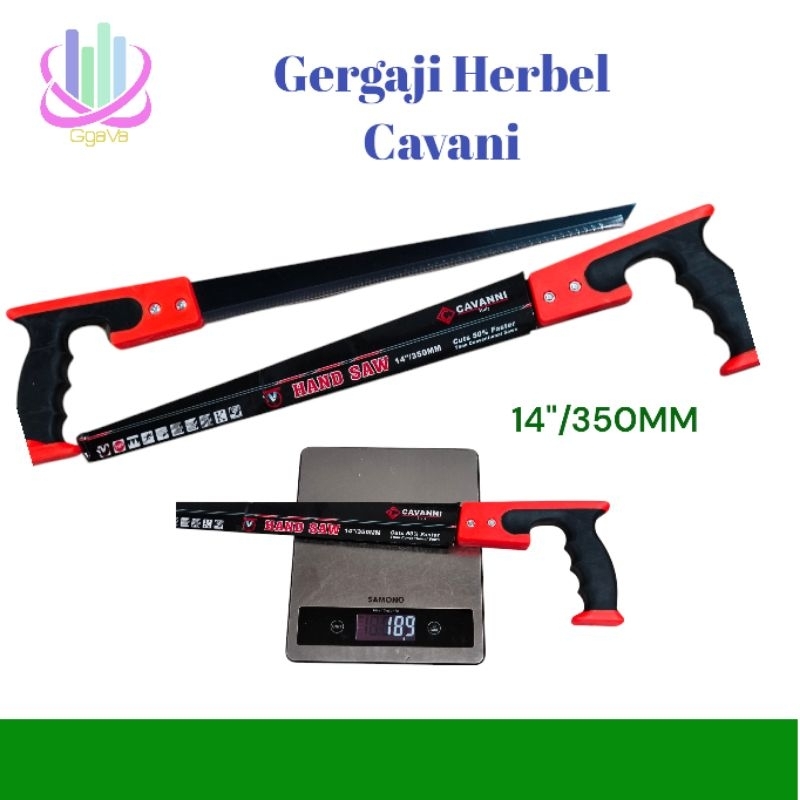 Gergaji Herbel CAVANI/Pisau Gergaji Herbel 14"350MM/Gergaji Lancip