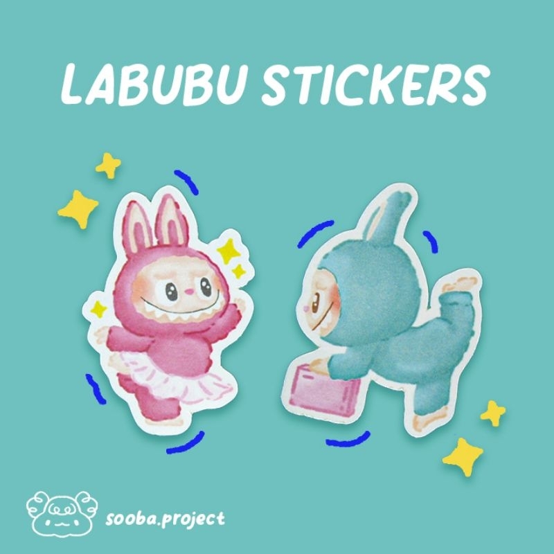 

[SOOBA] Labubu Sticker | Stiker Dekorasi Labubu