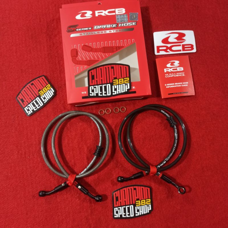 Brake Hose Selang Rem RCB Racing Boy S Series 100cm 100 cm Aerox 155 OLD NON ABS 2017-2020 All New A