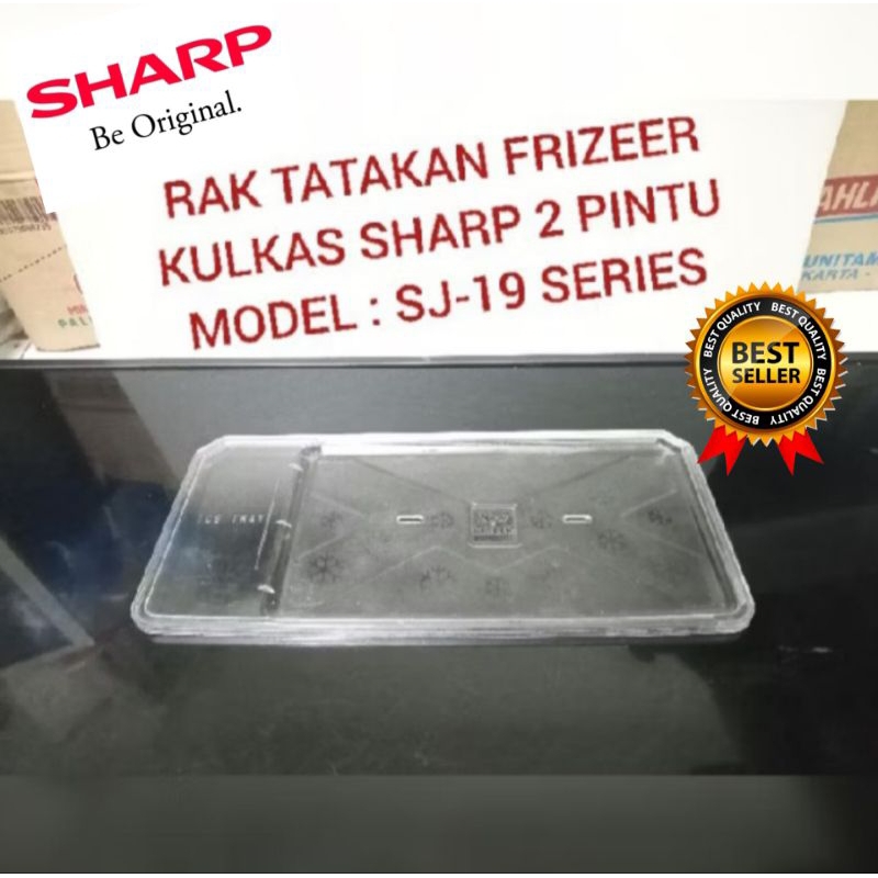 RAK TATAKAN FRIZEER KULKAS SHARP 2 PINTU.SECOND ORIGINAL