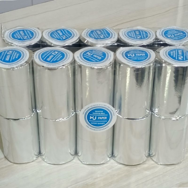 

( 20 ROLL) KERTAS STRUK THERMAL PAPER ROLL 58X40 / 57X40 -PRINTER EDC BLUETOOTH