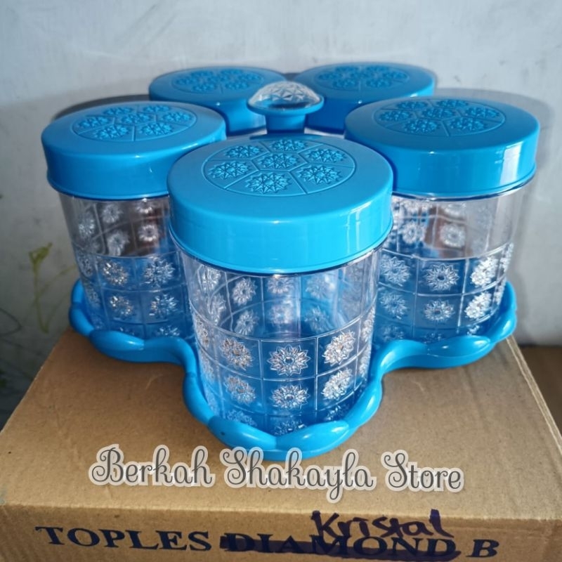 (BARU) TOPLES KRISTAL SET 5 DAUN MODEL TERBARU / TOPLES SET TATAKAN / TOPLES BUNGA SET 5 DAUN KRISTA