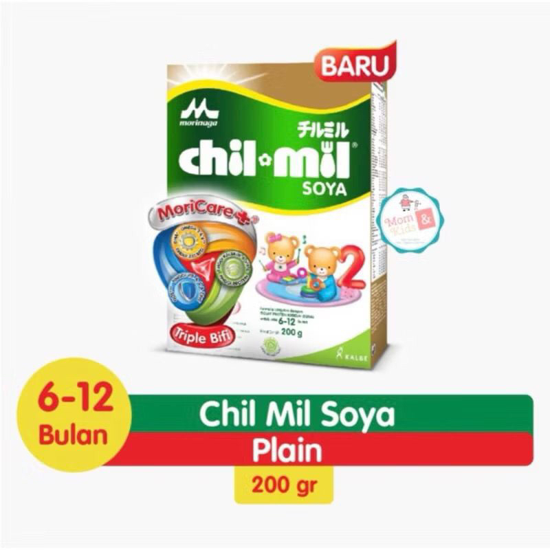 CHILMIL SOYA 200GR | MORINAGA CHIL MIL SOYA (6-12 BULAN) 200 GR