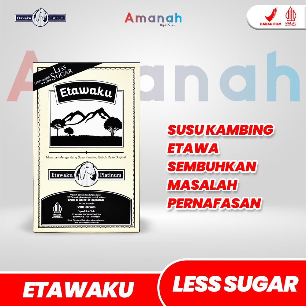 

Etawaku Platinum 1 Box Less Sugar Susu Kambing Solusi Untuk Paru Paru Original
