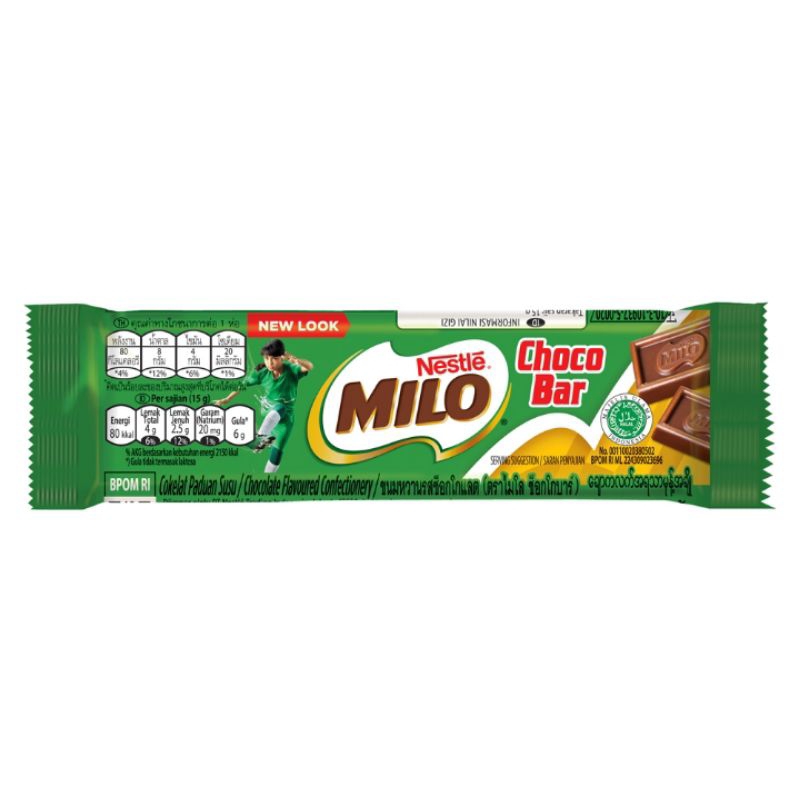 

Milo cokelat batang 15 g