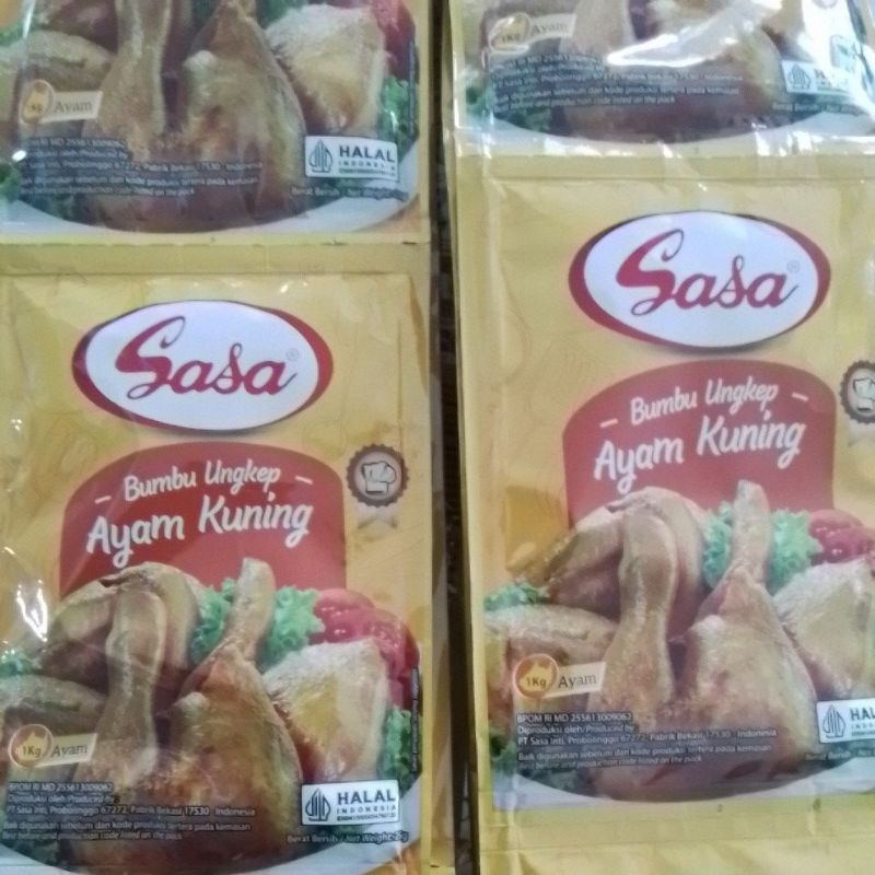 

Sasa Bumbu Ungkep Ayam Kuning 25gr