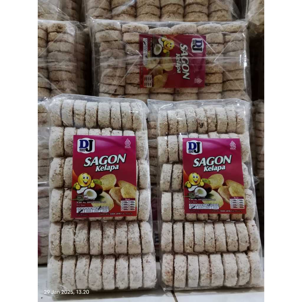 

AR SNACK DIAN JAYA SAGON KELAPA 400GR 1 BALL