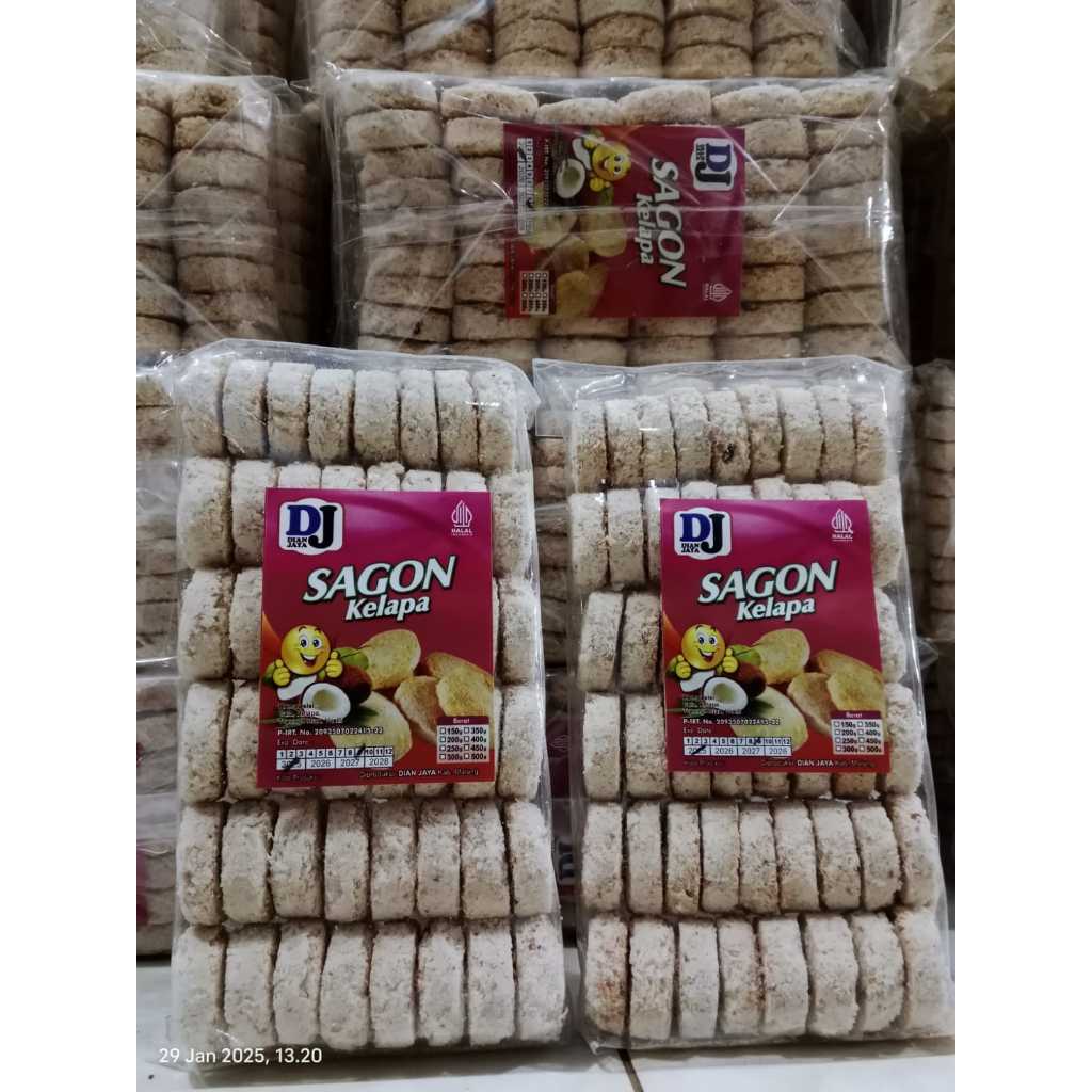 

AR SNACK DIAN JAYA SAGON KELAPA 400GR 1 BALL