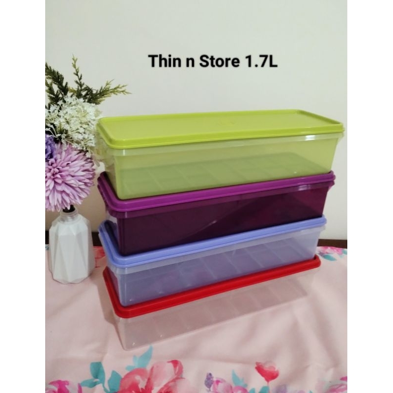 Thin n Stor/Thin n stor Tupperware/kotak Tupperware/Tupperware ungu