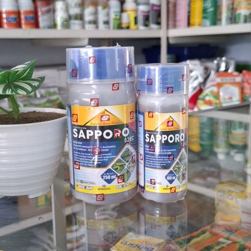 Insektisida saporo sapporo emamektin obat ulat uler sundep