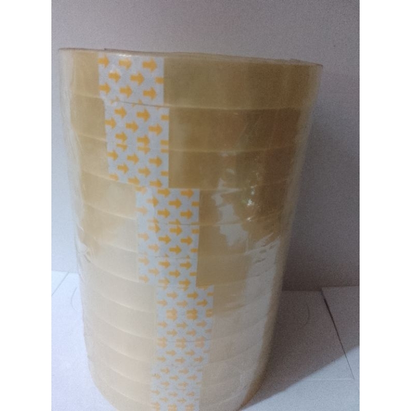 

Lakban Bening 12 mm/Isolasi Bening 12 mm/ SELOP Isi 12 pcs