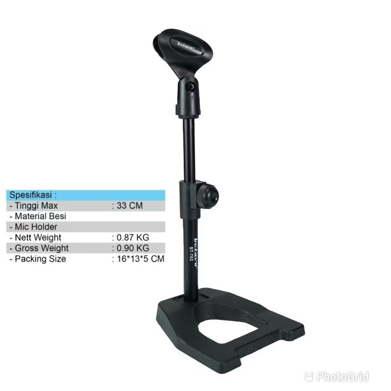 Stand microphone / Tiang mic duduk meja Betavo 702