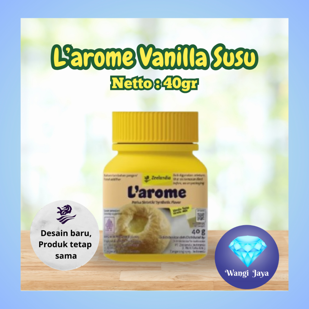 

Larome Pasta Vanilla / Pandan / Mocca