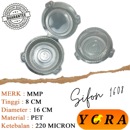 Mika Bolu Sifon 16 cm / Sifon 1608 / Mika Bolu Bulat / Mika Kue Bolu Bulat 16 Cm Tinggi 8 Cm /  Mika