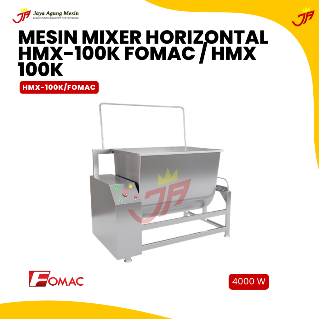 FOMAC Mesin Mixer Horizontal HMX-100K FOMAC / HMX 100K