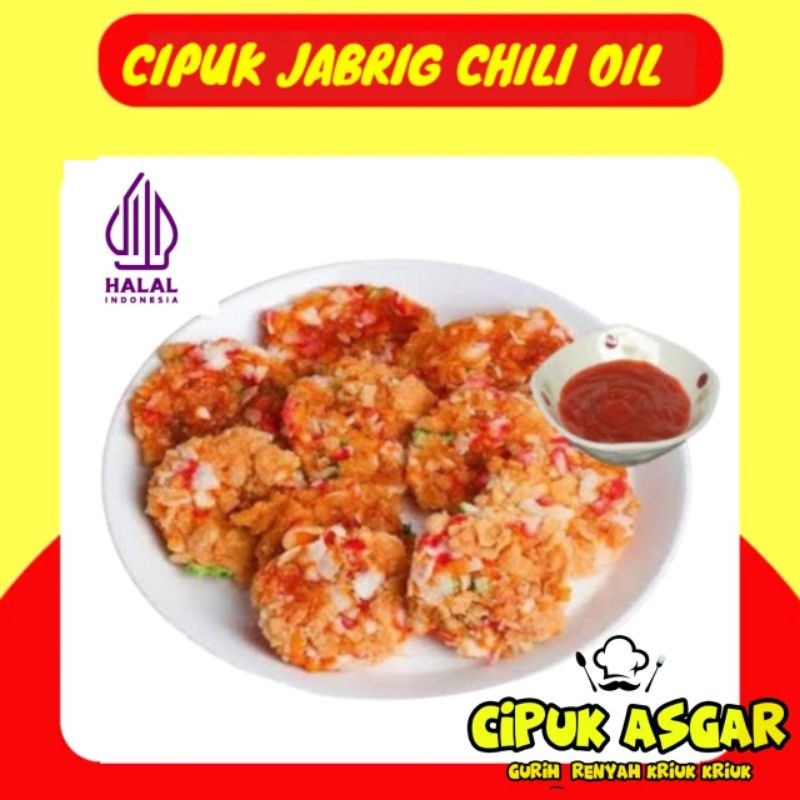 

Cipuk Asgar mentah isi 20 Gurih Renyah KriuK KruiK
