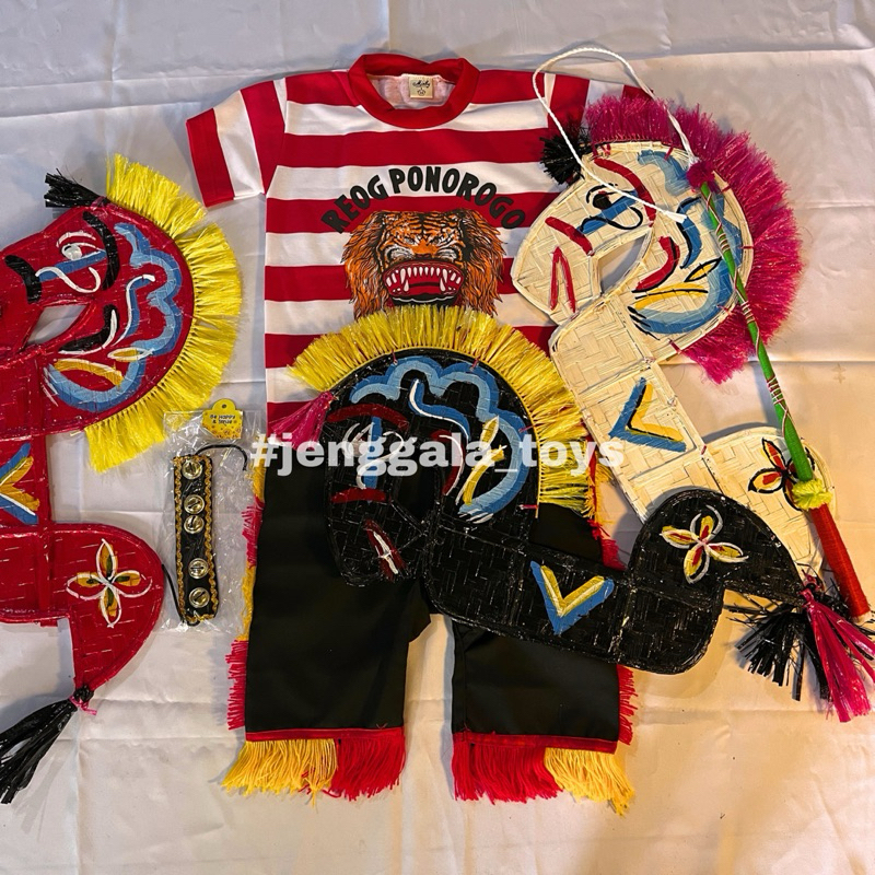 Baju Jaranan Full Set Anak Tk Baju Kuda Lumping Anak