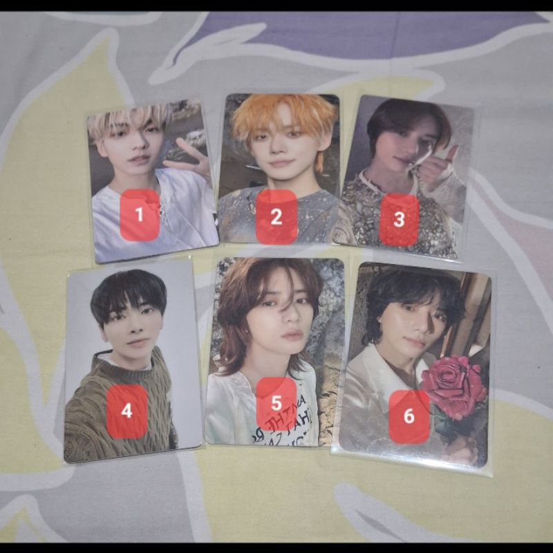 Official Photocard TXT Tomorrow X Together | Photocard Soobin Farewell | Beomgyu Yeonjun Freefall Me