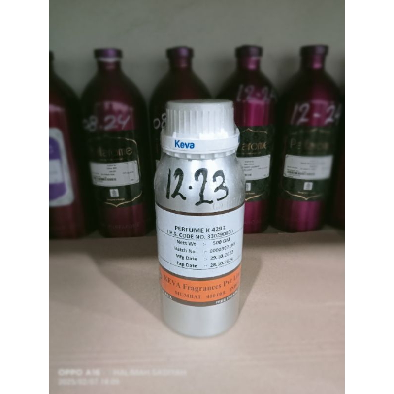 BACCARAT BIBIT PARFUME SEGEL 500 GRAM PRODUK  KEVA ( K 4293 )