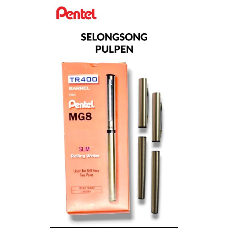 

SELONGSONG PULPEN PENTEL TR 400 ROLLING WRITER (PCS)