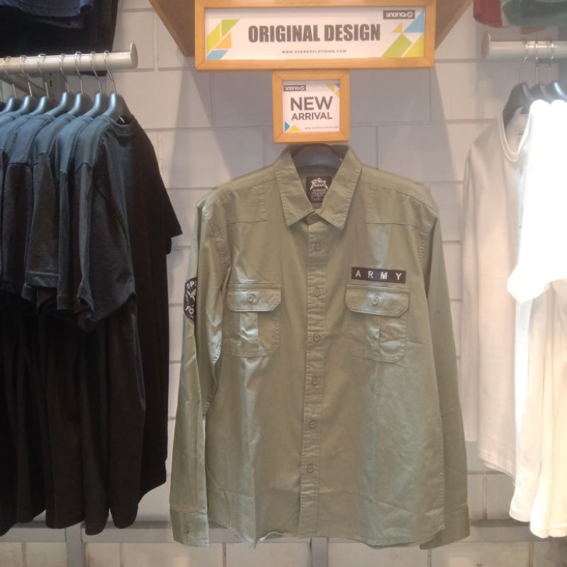 kemeja shirt Casual wear pria Sharks.co brand original